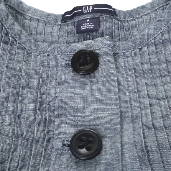 *Relisted* 🌿 Gap Women's Denim Blue Bolero /Swing Jacket 3/4 Sleeve S - Picture 5 of 16